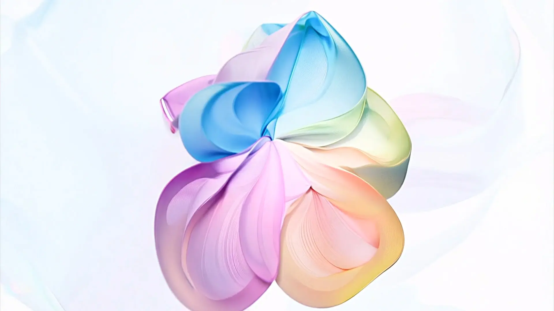 Abstract Flower Dance Background for Title Animation